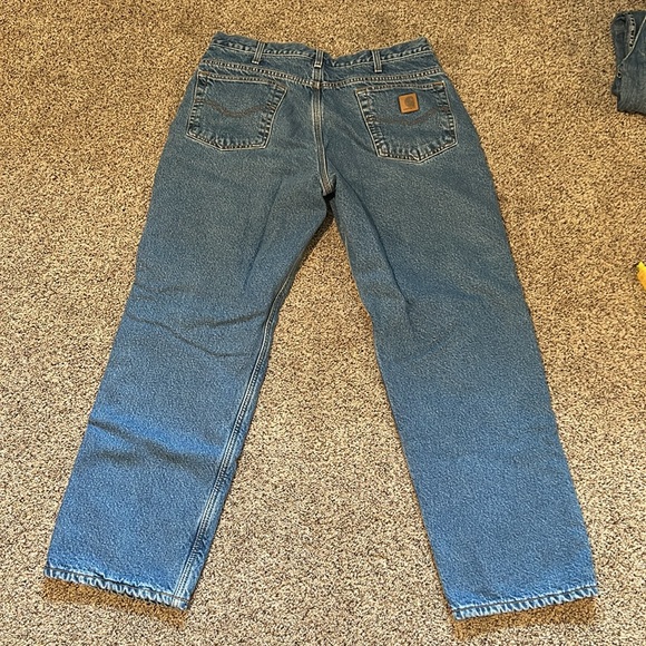 Men’s Carhartt Fleece Lined Jeans - Picture 6 of 8